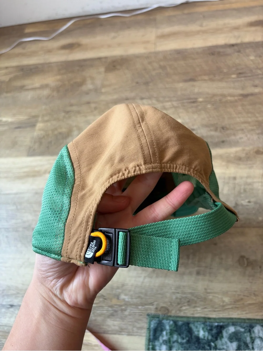 The North Face Class V Camp Hat in Deep Grass Green Paint Camo Print Unisex OS